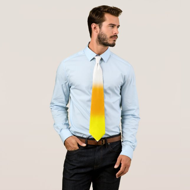 Halloween Candy Corn Gradient Tie (In Situ)