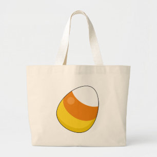 Halloween Candy Corn Large Tote Bag
