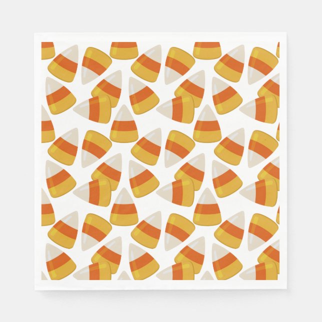 Halloween Candy Corn Napkin (Front)