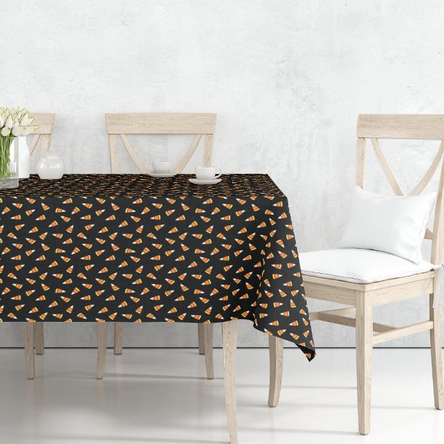 Halloween Candy Corn Pattern Tablecloth (Creator Uploaded)
