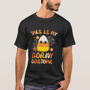 Halloween Candy Corn This Is My Corny Costume Long T-Shirt