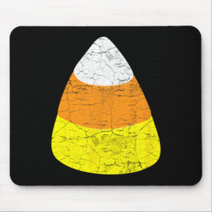 Halloween Candy Corn Vintage Illustration - Candy  Mouse Pad