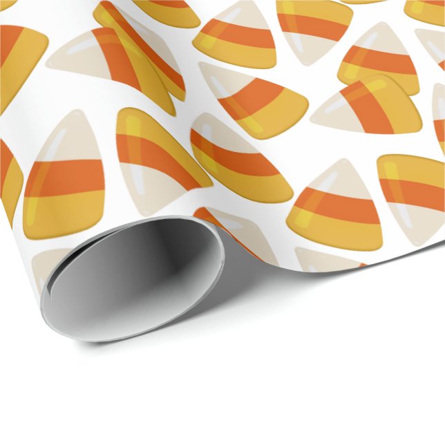 Halloween Candy Corn Wrapping Paper (Roll Corner)
