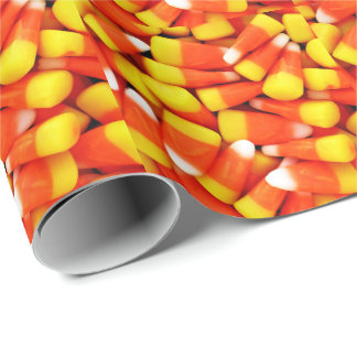 HALLOWEEN CANDY CORN WRAPPING PAPER