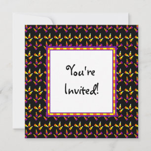 Halloween Candy Custom Party Invitations