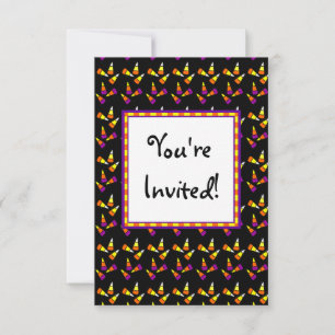 Halloween Candy Custom Party Invitations