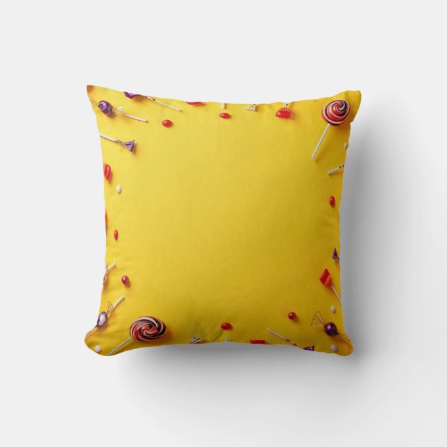 Halloween Candy Frame Pillow (Front)