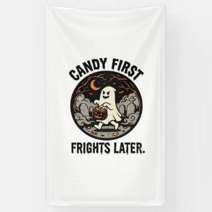 Halloween Candy Frights Night Banner