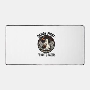 Halloween Candy Frights Night Desk Mat