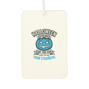 Halloween Candy From Strangers Vintage Pumpkin Des Car Air Freshener