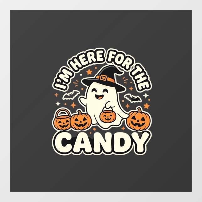 Halloween Candy Ghost Pumpkin Design (Sheet)