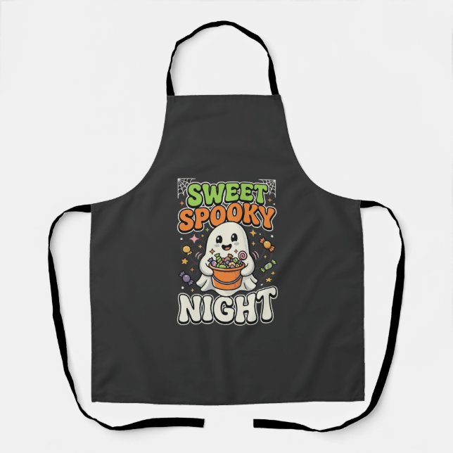 Halloween Candy Haunt Night Apron (Front)