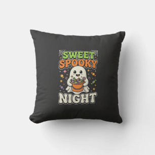Halloween Candy Haunt Night Cushion