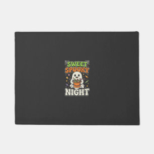 Halloween Candy Haunt Night Doormat