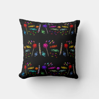 Halloween Candy Pattern Cushion