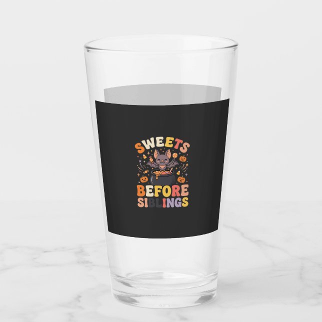 Halloween Candy Sibling Swap Glass (Front)