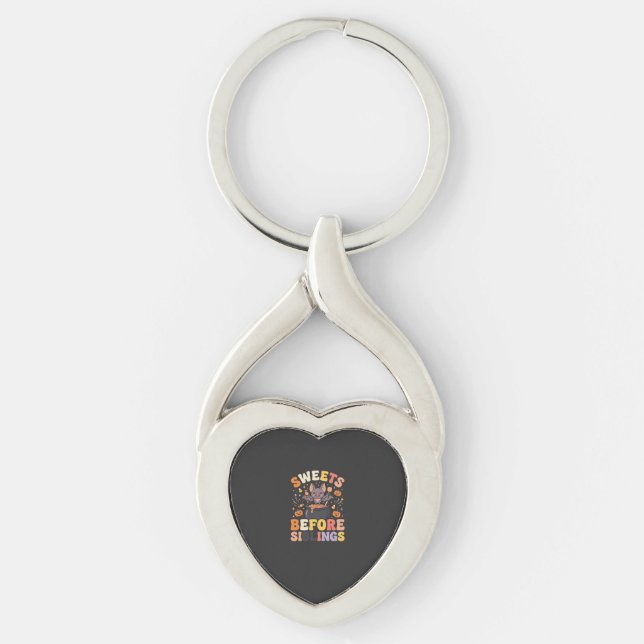 Halloween Candy Sibling Swap Key Ring (Front)