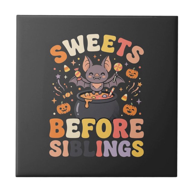 Halloween Candy Sibling Swap Tile (Front)