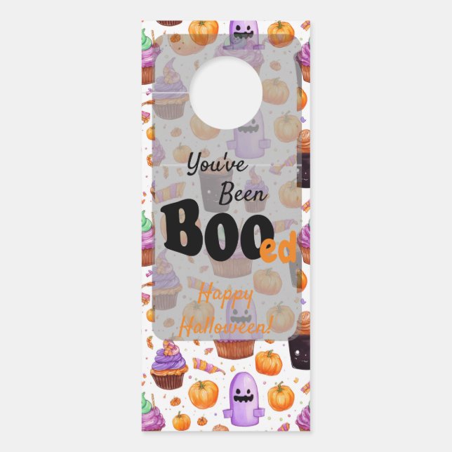 Halloween Candy You've Been Booed Door Hanger (Front)