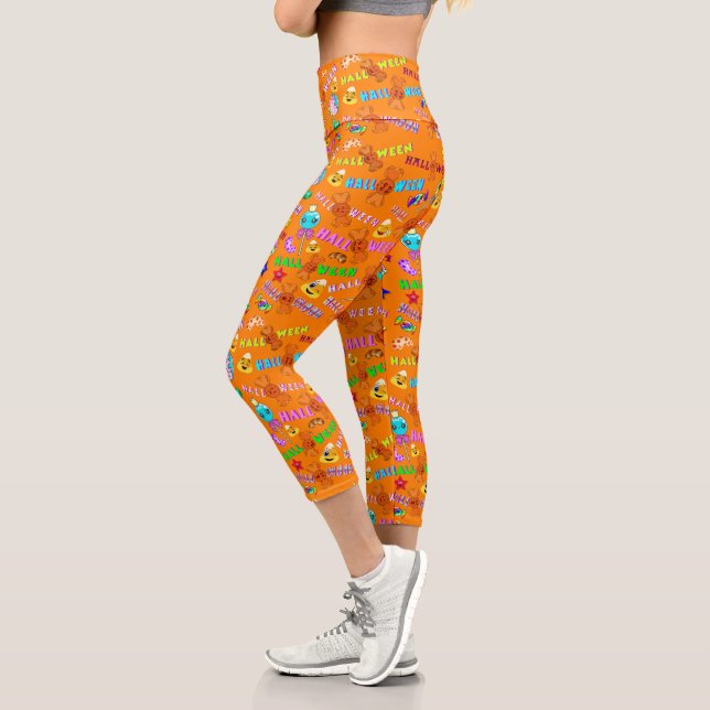 Halloween Capri Leggings (Left)