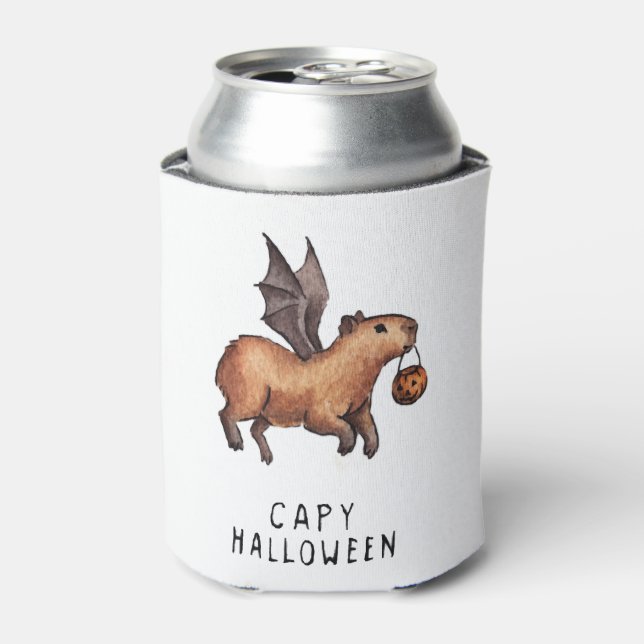 Halloween Capybara Can Cooler (Can Front)