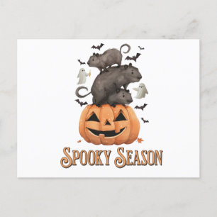 Halloween Capybara Postcard