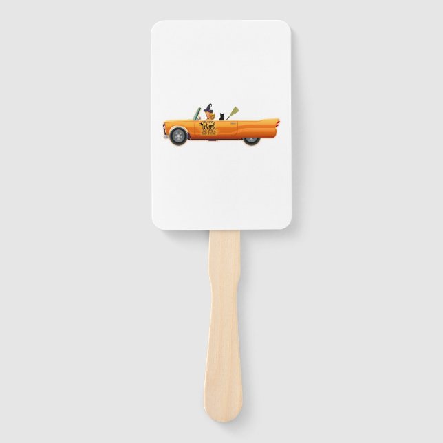 halloween car hand fan (Front)