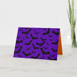 Halloween Card - Bats