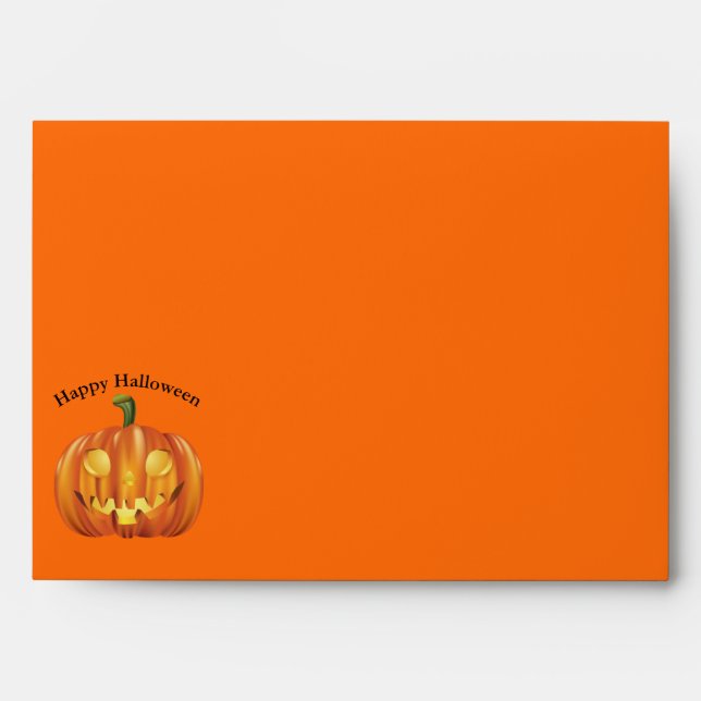 Halloween Card Envelope (Front)