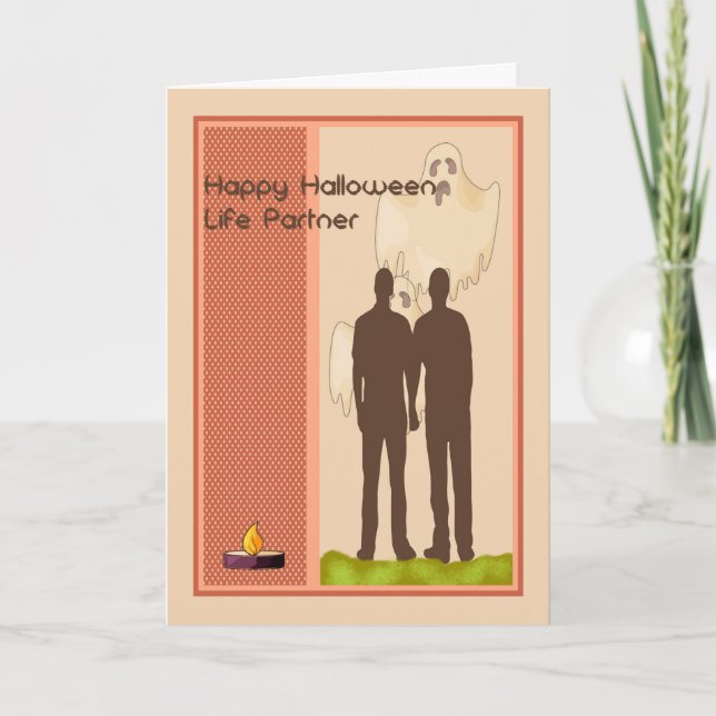 Halloween card for Male Life Partners (Front)