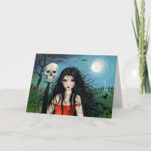 Halloween Card Samhain Witch