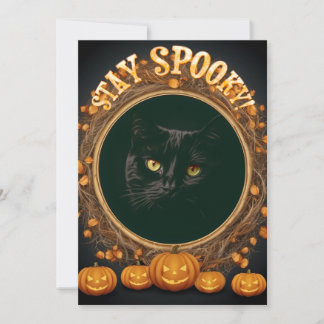 Halloween card. Stay spooky! Holiday Card