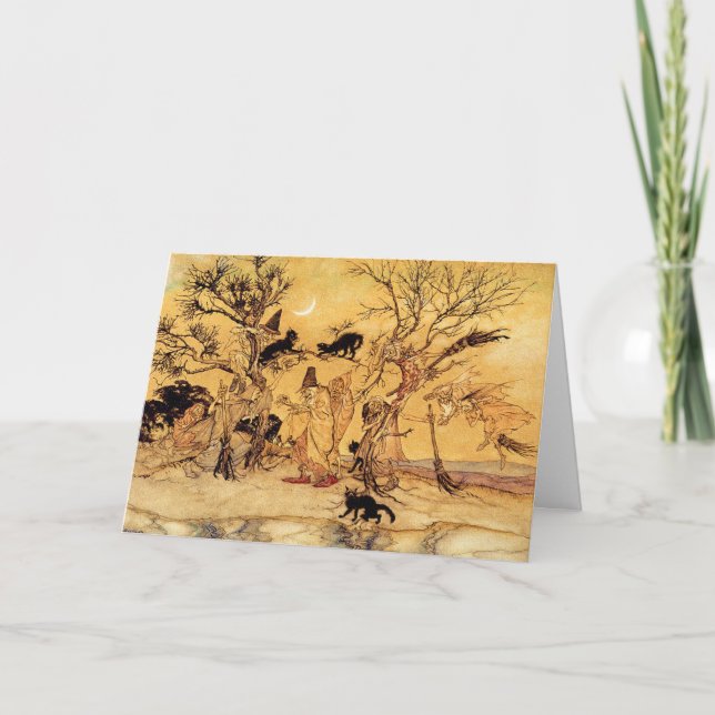 Halloween Card: The Witches Sabbath Card (Front)