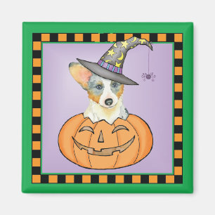 Halloween Cardigan Welsh Corgi Magnet