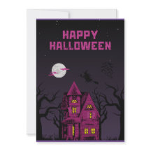 halloween cards cute spider trick or treat"
