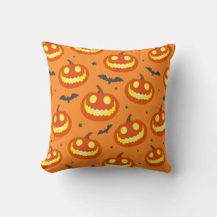 Halloween Cartoon Pumpkin Pattern Cushion