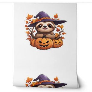 Halloween Cartoon Sloth Classic T-Shirt Wallpaper