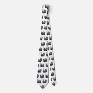 Halloween Castle Neck Tie