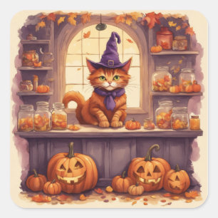 halloween cat #3 stickers