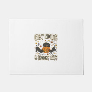 Halloween Cat Autumn Magic Doormat