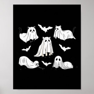 Halloween Cat Black Cat Halloween Scary Cat Angry Poster