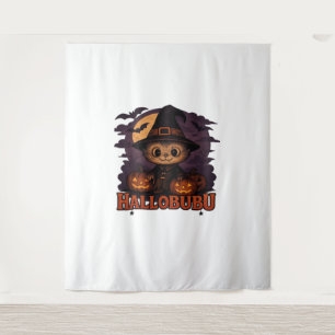 Halloween  Cat  Boo  Illustration Classic T-Shirt Tapestry