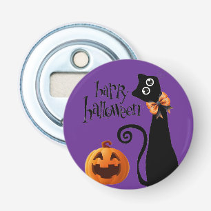 halloween cat bottle opener