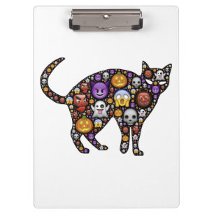 HALLOWEEN CAT CLIPBOARD