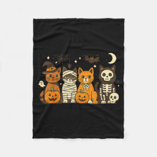 Halloween Cat Costumes Ghost Witch Mummy Men Women Fleece Blanket