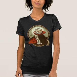 Halloween Cat, Count Catula T-Shirt