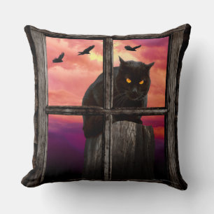 Halloween Cat Cushion