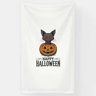 Halloween Cat Cute Pumpkin Vintage Spooky_1 Banner