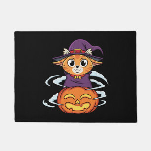 Halloween Cat Doormat