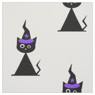 + Halloween Cat + Fabric
